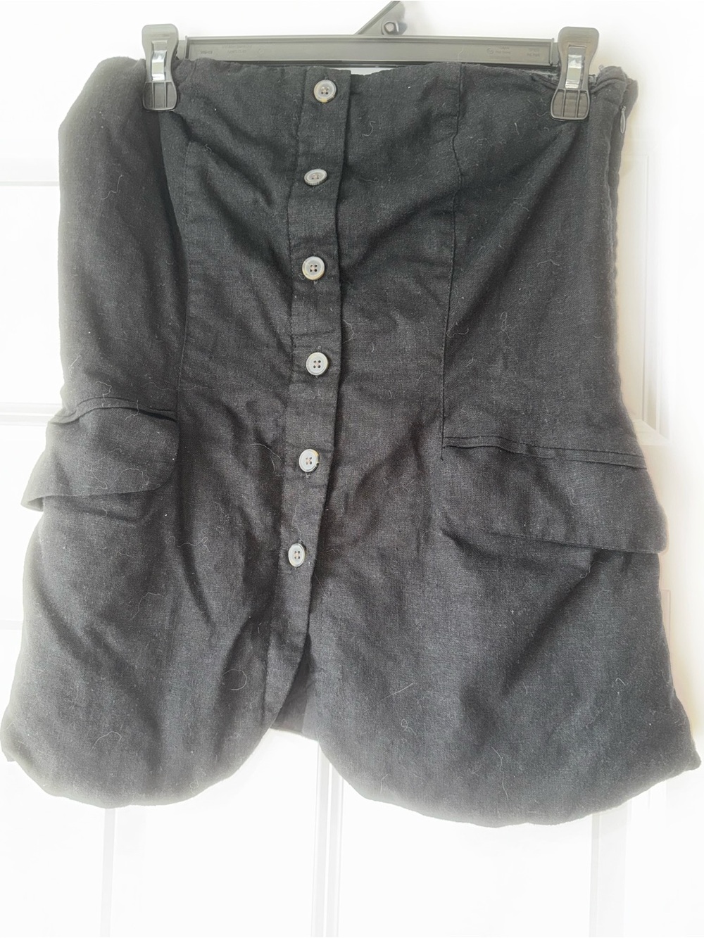 Universal Thread Black Elastic-Waist Skirt